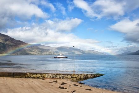 Fähranlegestelle in Corran