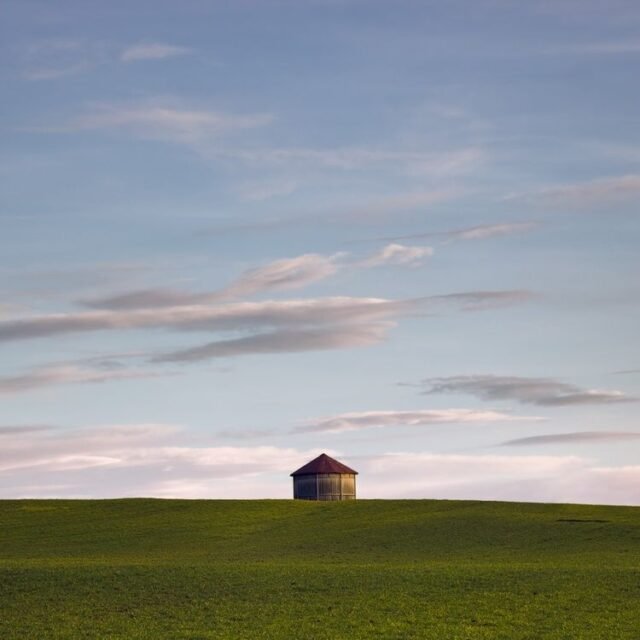 Landschaft Himmel Gruen 01