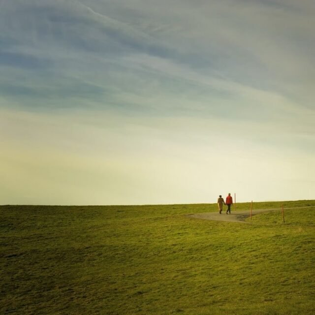 Landschaft Himmel Gruen 02