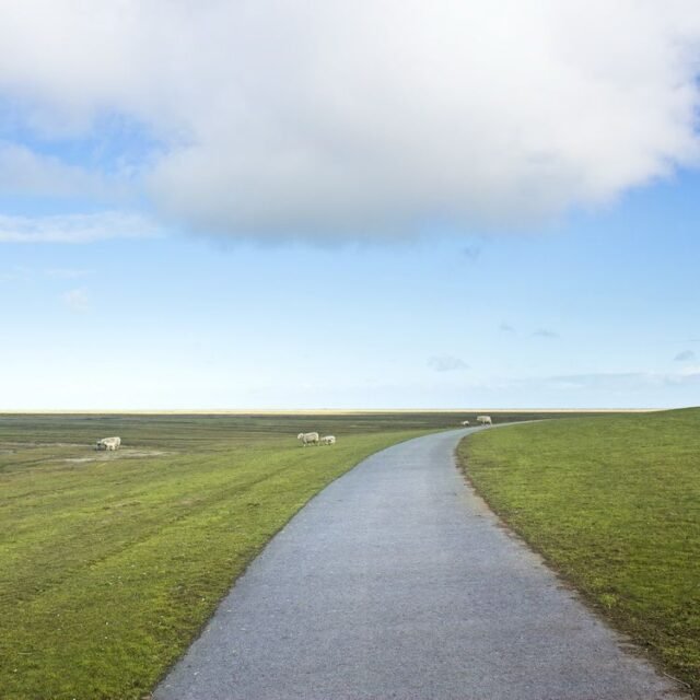 Landschaft Himmel Gruen 04
