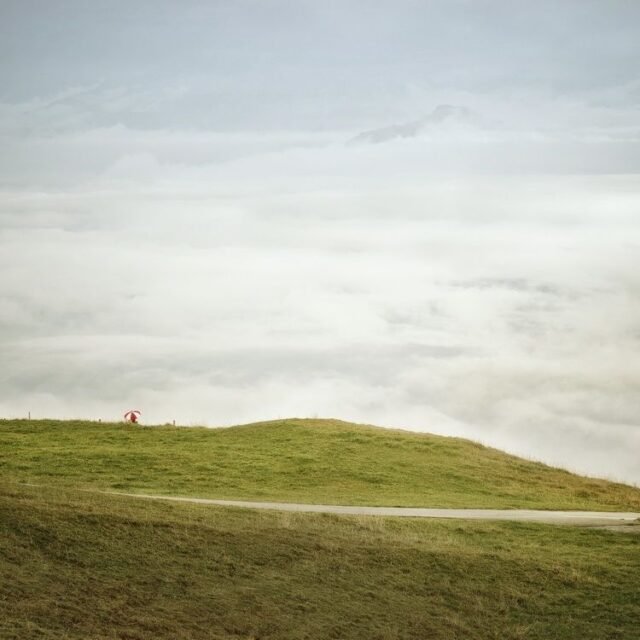 Landschaft Himmel Gruen 06