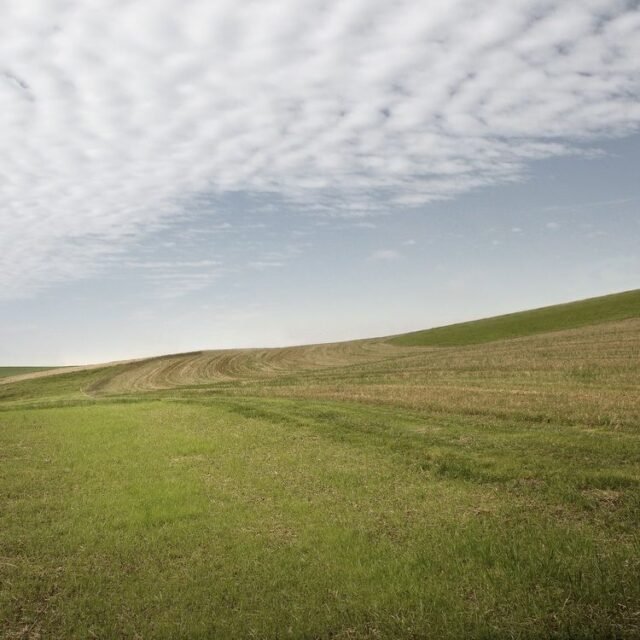 Landschaft Himmel Gruen 07