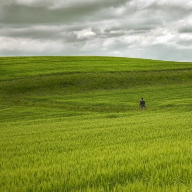 Landschaft Himmel Gruen 16