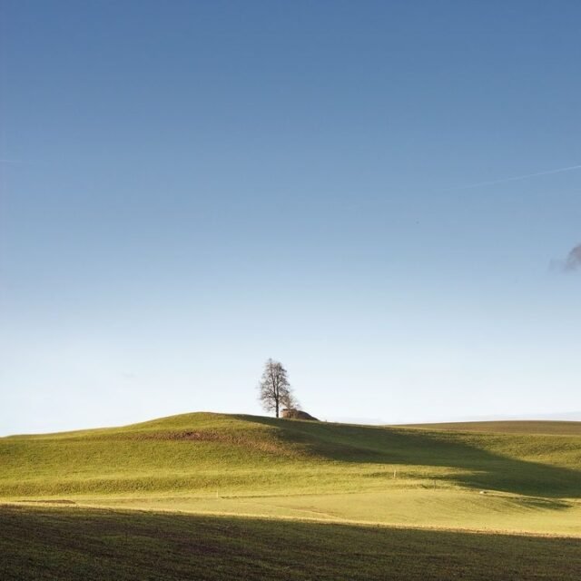Landschaft Himmel Gruen 19