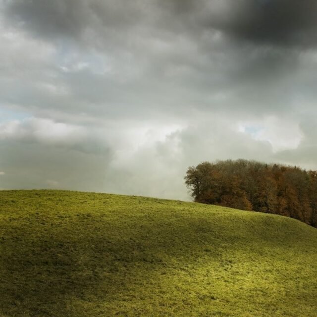 Landschaft Himmel Gruen 24