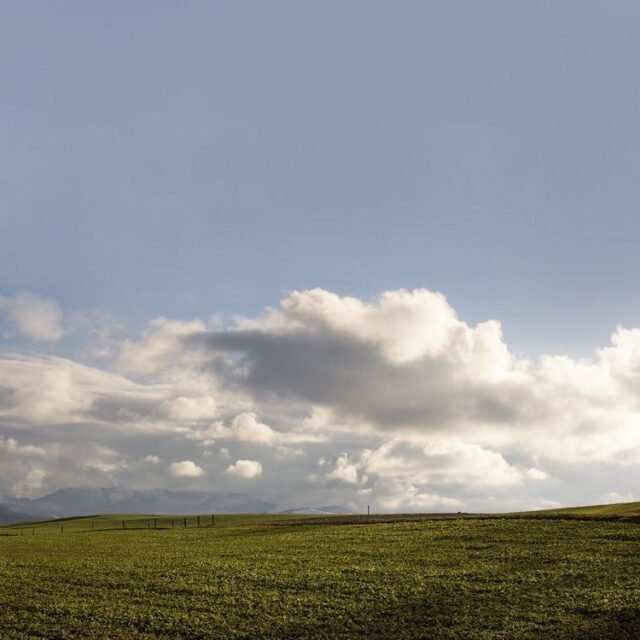 Landschaft Himmel Gruen 26