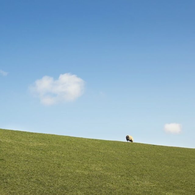 Landschaft Himmel Gruen 31