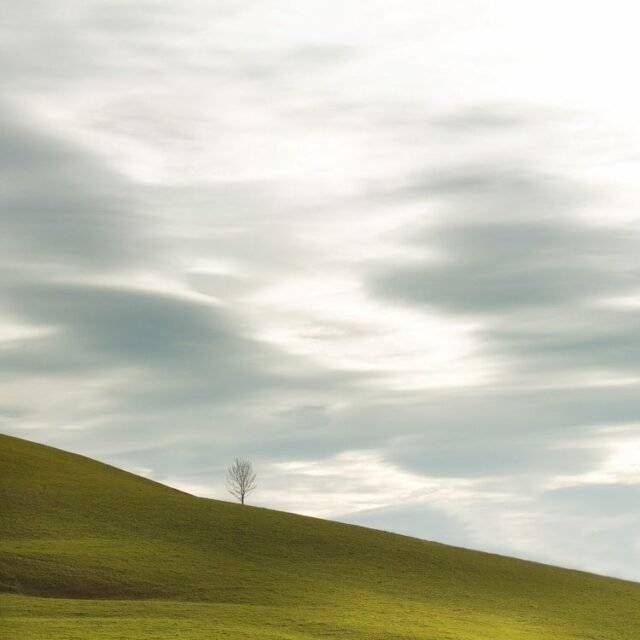 Landschaft Himmel Gruen 33