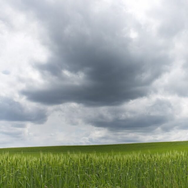 Landschaft Himmel Gruen 37