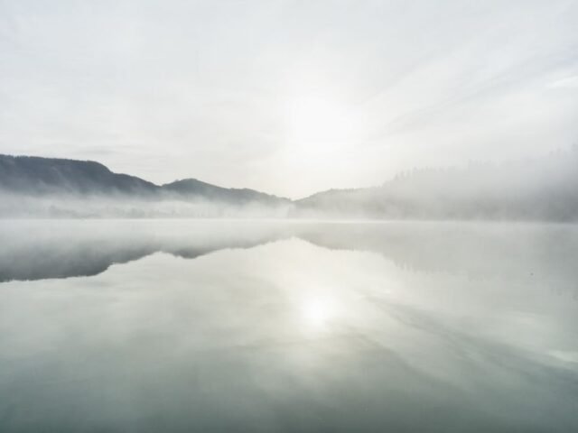 Landschaft Nebel Dunst 07