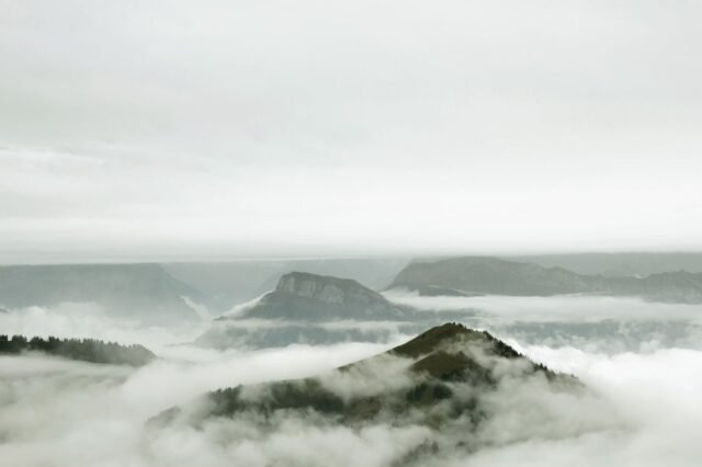 Landschaft Nebel Dunst 14