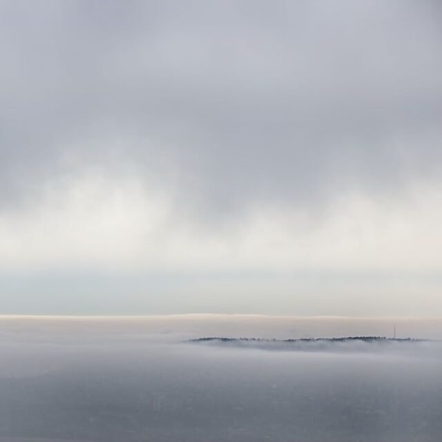 Landschaft Nebel Dunst 18
