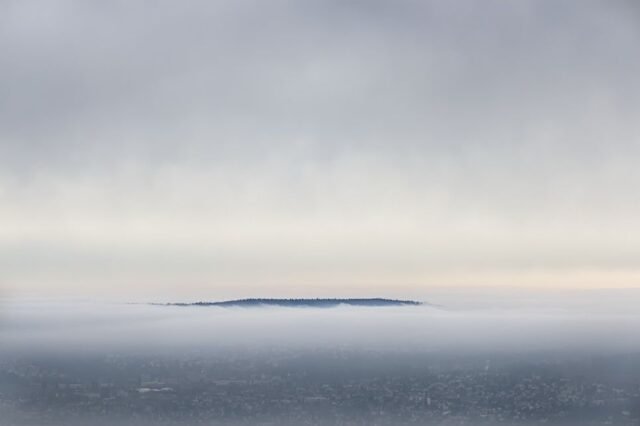 Landschaft Nebel Dunst 20