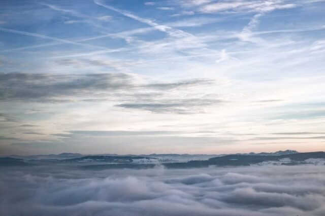 Landschaft Nebel Dunst 22