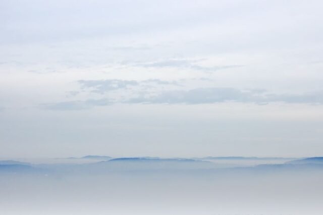 Landschaft Nebel Dunst 24