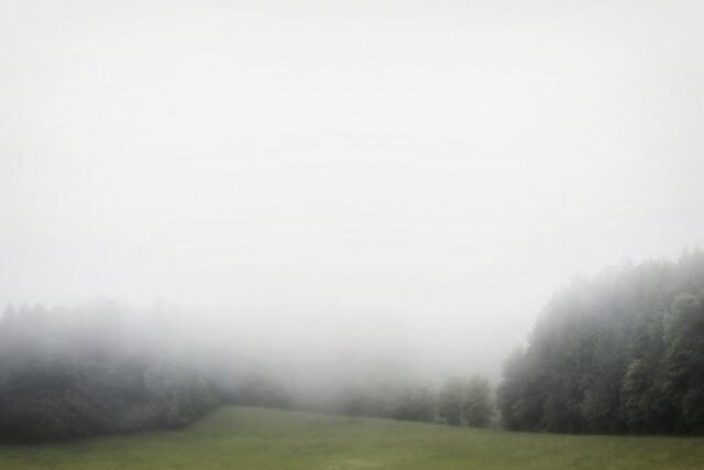 Landschaft Nebel Dunst 25