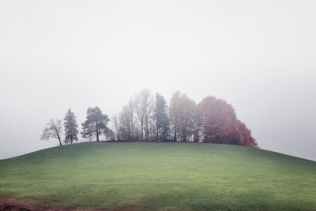 Landschaft Nebel Dunst 30