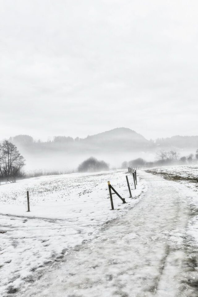 Landschaft Schneeschmelze 19
