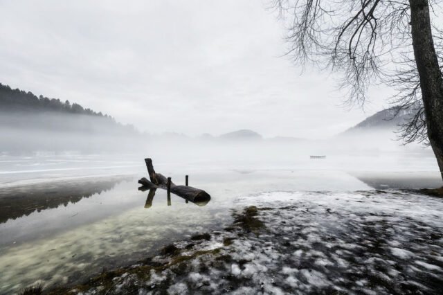 Landschaft Schneeschmelze 30