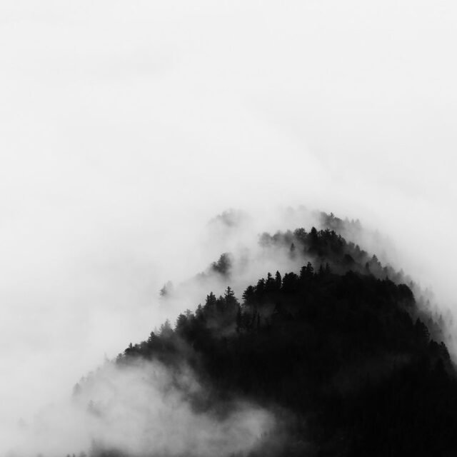 Landschaft Schwarz Weiss 02