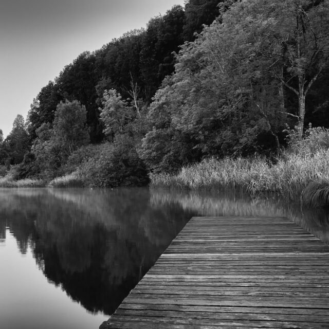 Landschaft Schwarz Weiss 17