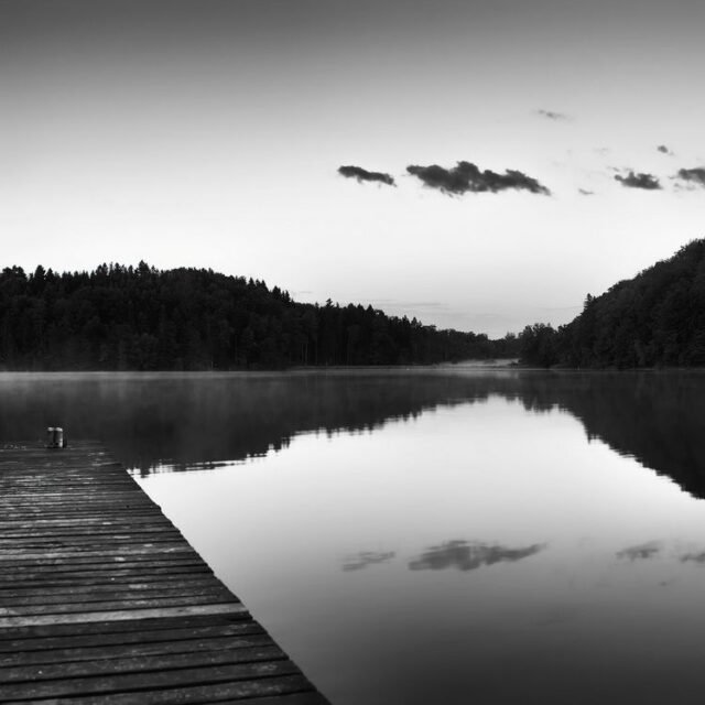 Landschaft Schwarz Weiss 38