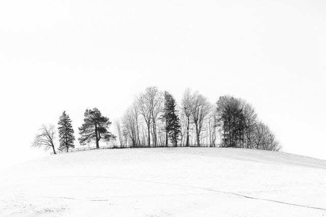 Landschaft Schwarz Weiss 51
