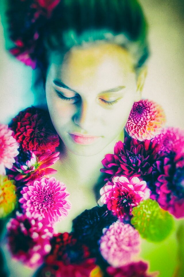 Mensch Portraits Farbe 099