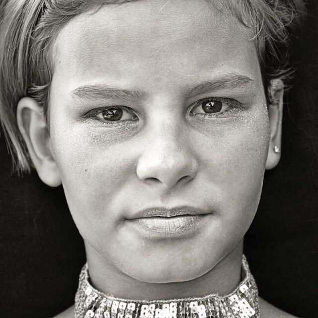 Mensch Portraits Schwarz Weiss 008