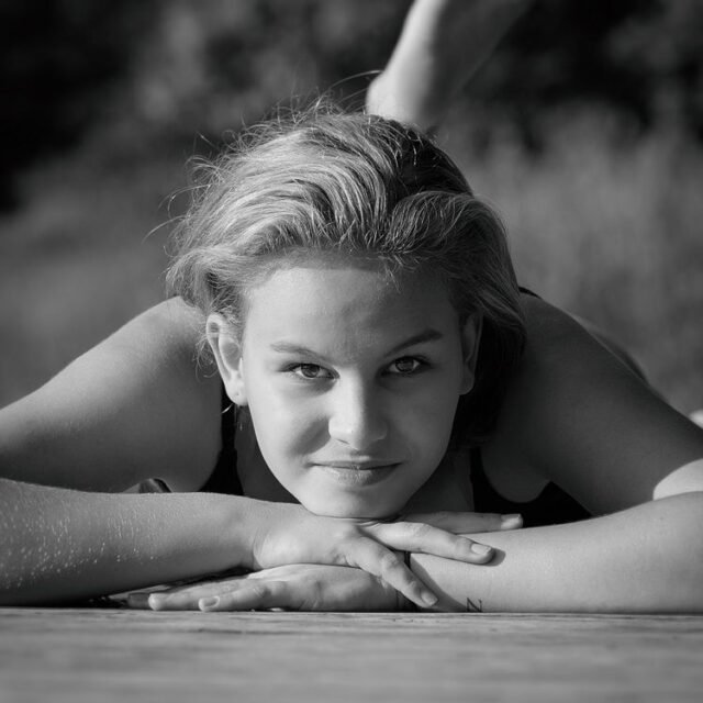 Mensch Portraits Schwarz Weiss 017