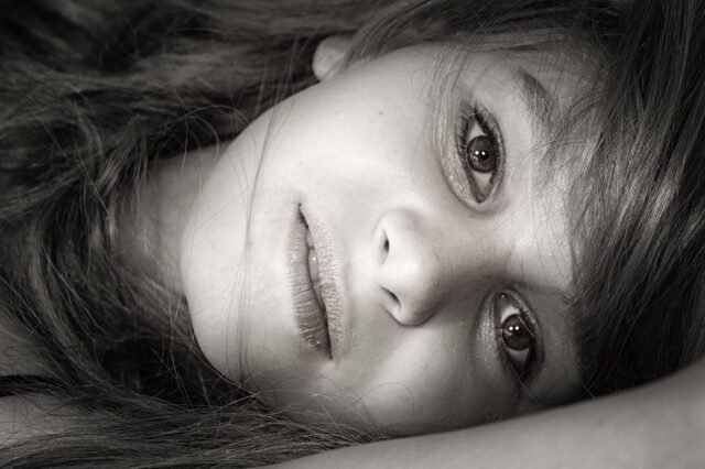 Mensch Portraits Schwarz Weiss 020