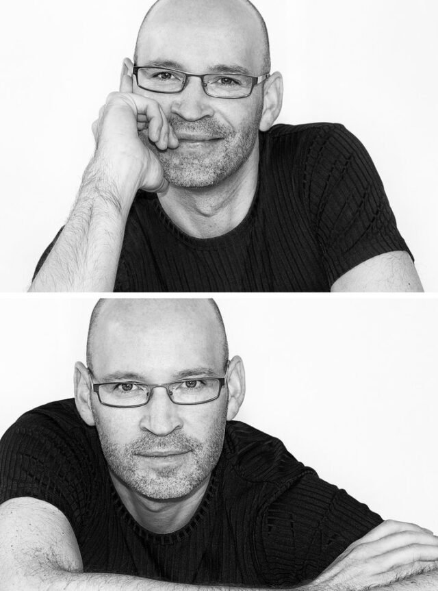 Mensch Portraits Schwarz Weiss 024