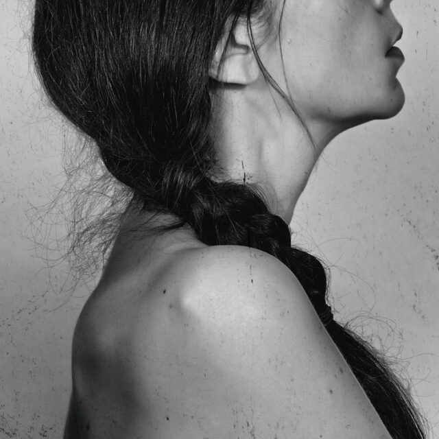 Mensch Portraits Schwarz Weiss 047