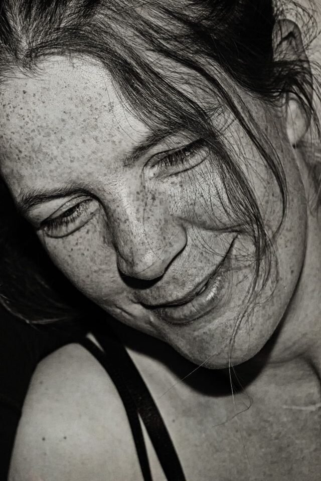 Mensch Portraits Schwarz Weiss 049