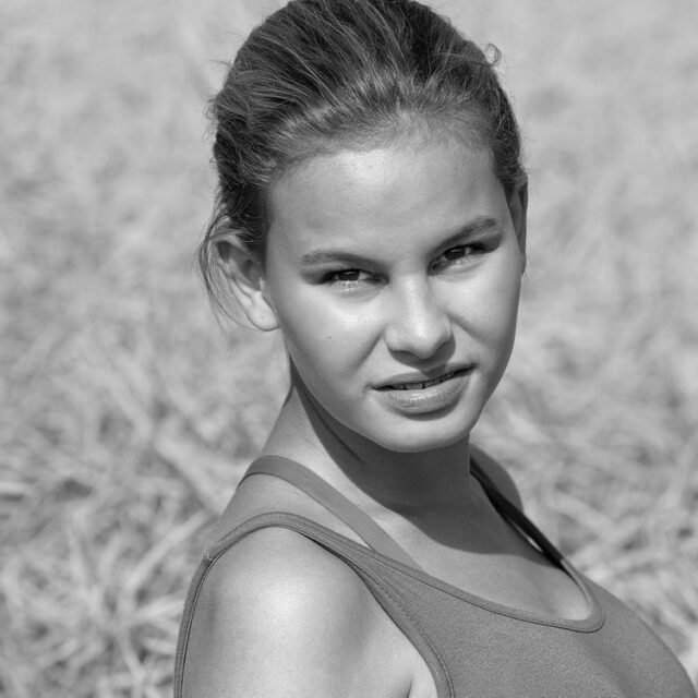 Mensch Portraits Schwarz Weiss 053