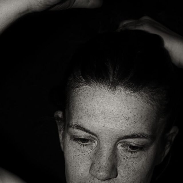 Mensch Portraits Schwarz Weiss 054
