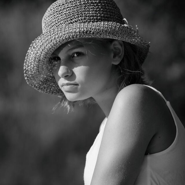 Mensch Portraits Schwarz Weiss 085